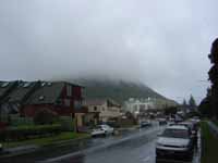 Mountain, cloud.