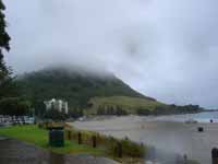 looking back at mount