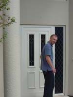 They wont let daddy in the front door...