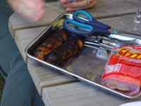 Sausages for the kids.