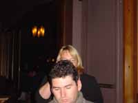Kim, hiding.