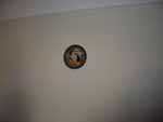 Plate on wall